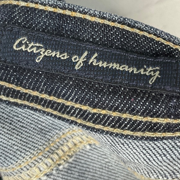 Citizens Of Humanity Women Grommet Electric Guitar Stretch Bootcut Jean Sz 26 N2 - Picture 7 of 12